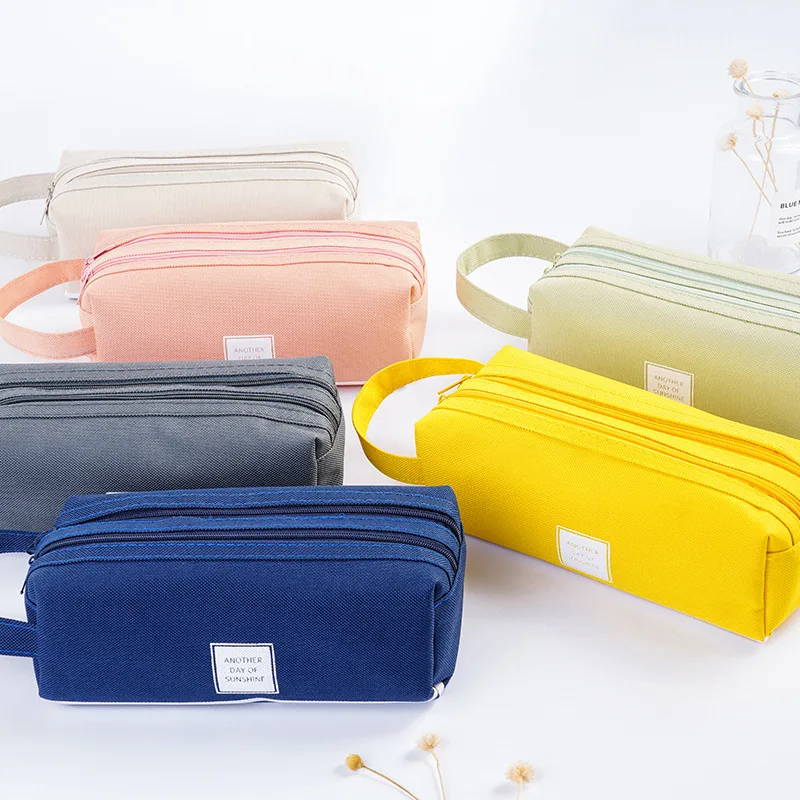 1Pcs Quality Large Capacity Pencil Case Kawaii Pencilcase School Pen Case Supplies Pencil Bag School Box Pencils Pouch Stationer