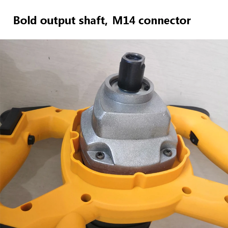 BQT-Mezclador de pintura de mano eléctrico industrial, mezclador de masilla de hormigón, mezclador de mano de cemento, máquina mezcladora de mortero, agitador eléctrico