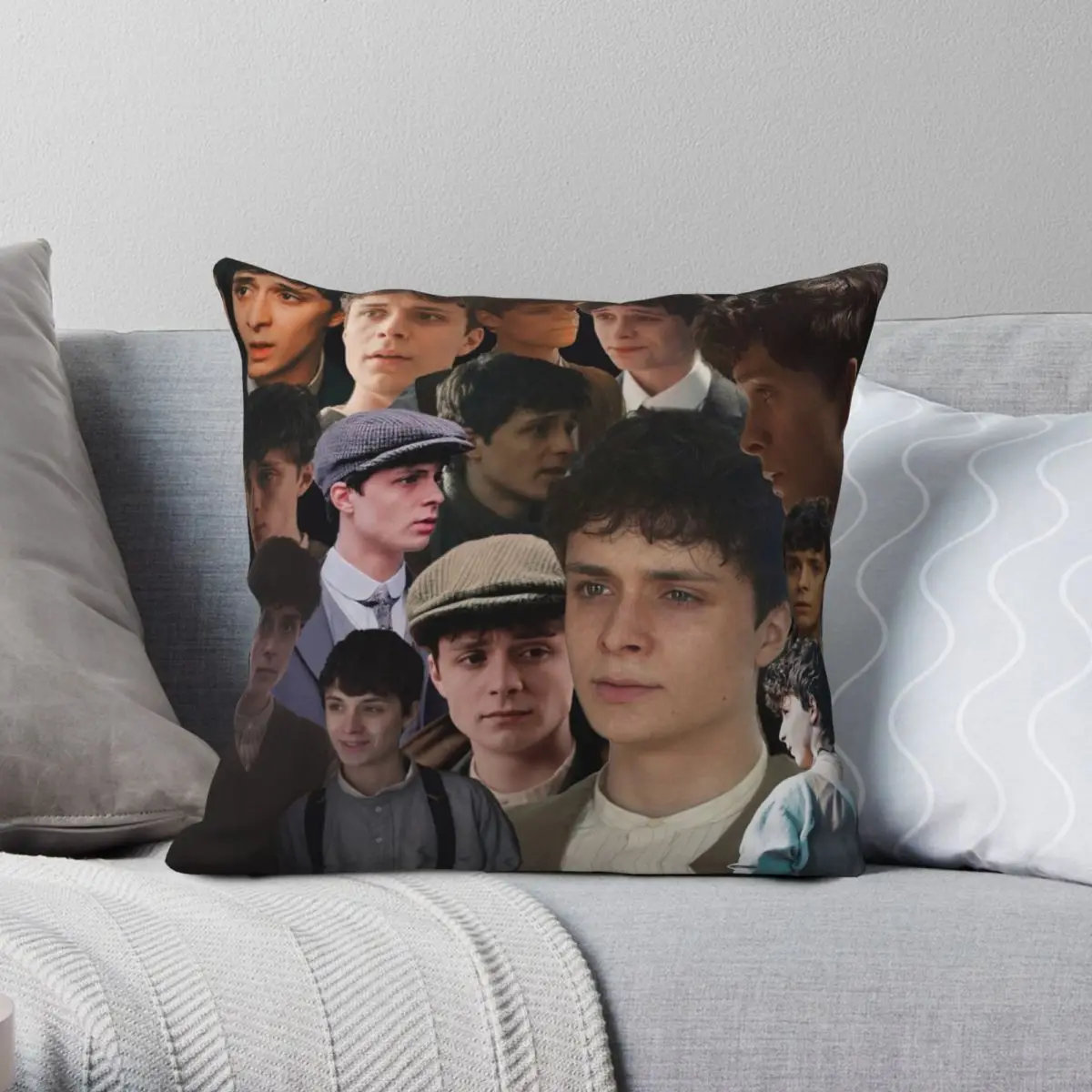 Gilbert Blythe Collage Square Pillowcase Polyester Linen Velvet Creative Zip Decor Bed Cushion Cover