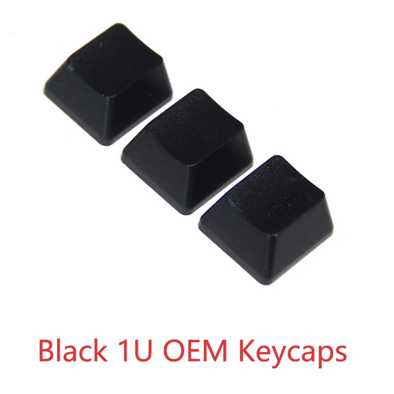 Black Blank Key cap Keycaps for Mx Switch Cherry / Outemu / Gateron 1U R3 Standard Keycap  without letter 5pcs/lot