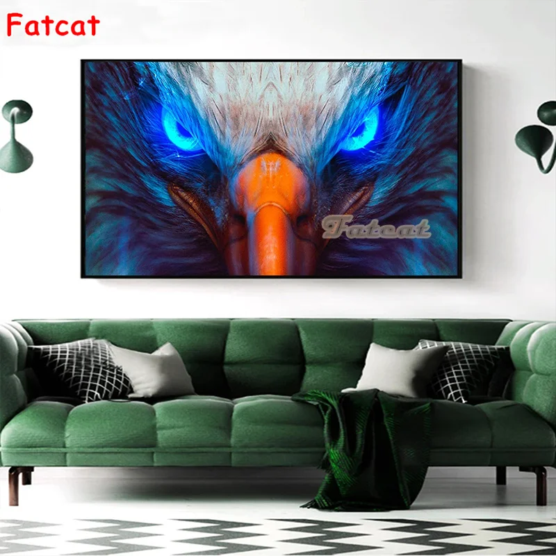 Sharp Eagle Eye 5d diy diamond painting full drill diamond mosaic Animal diamond embroidery Handicraft gift home decor PP3279