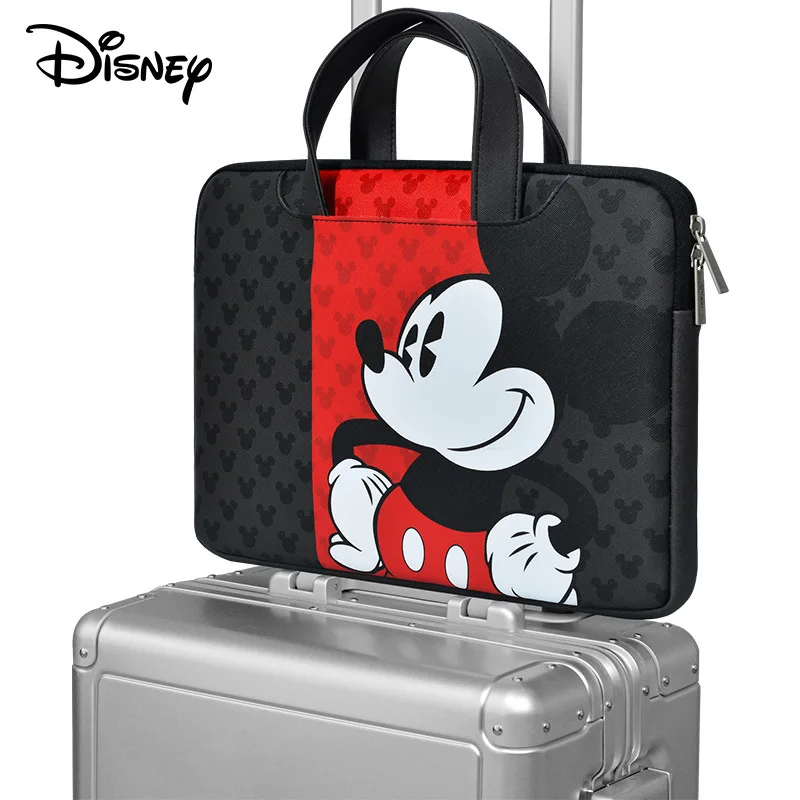 Disney-funda de Mickey Mouse con dibujos animados para ordenador portátil, bolso impermeable para Macbook Air Pro, Apple de 13 / 14 / 15 pulgadas