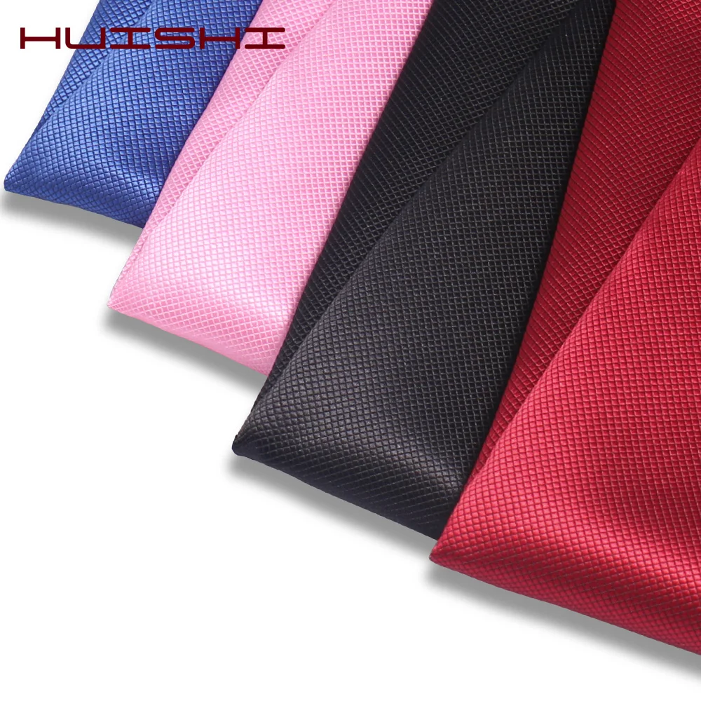 HUISHI Fabric For Patchwork Check Design Good Quality Handmade Woven Jacquard Fabrics For Sewing Men Tie Bowtie Pocket Square