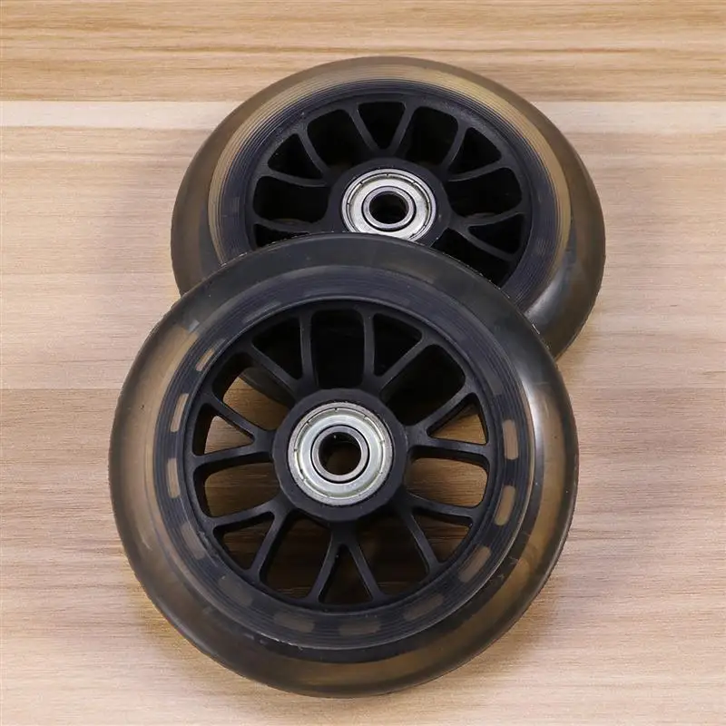 1 Pair Scooter Wheels Mute Replacement Wheels For Luggage Suitcase Car