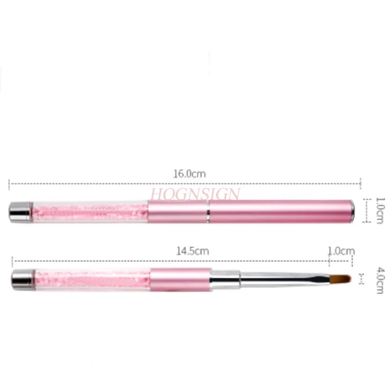 Pędzel do ust Pędzel do szminki Przenośny z pokrywką Makijaż Kobiece brwi Mini korektor Wargi Wyprzedaż