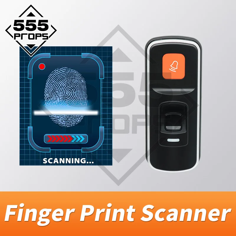 

Chamber room escape game prop finger print scanner scan the fingerprint to unlock real life adventure game prop