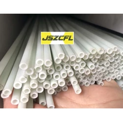 10Pcs/Lot White Glass Fiber Tube Diameter OD 3mm 4mm 5mm 6mm 7mm 8mm 10mm 12mm Hollow Fiberglass Rod Lenght 500mm