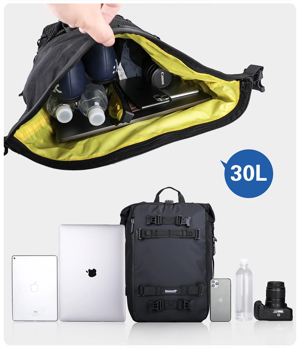 Motorcycle Waterproof Tail Bag Travel Outdoor Dry Luggage Pack Bag 10L 20L 30L Motorbike Luggage Backpack Motorcycle Seat Bags image 6
