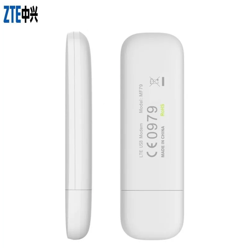 Entsperrt Original Neue 150Mbps ZTE MF79U 4G Modem WiFi Router Dongle Plus 2Pcs Antenne