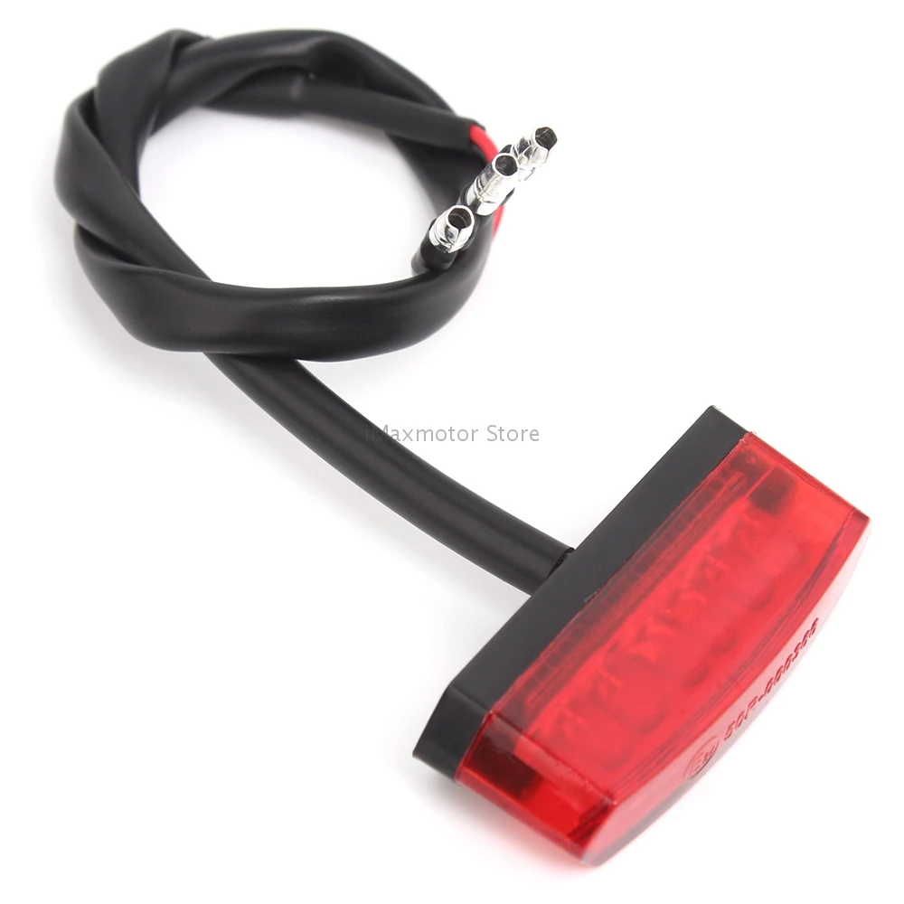 Universal Motorcycle ATV Bike Scooter Cafe Racer Scrambler 12V Mini 6 LED Rear Lamp Taillight Running Stop Signal Brake Light