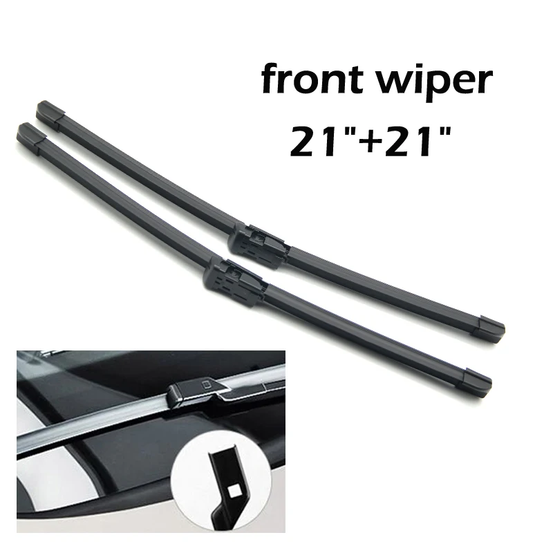 Windshield Windscreen Wiper Blades Set For Skoda Fabia 5J Hatchback Front + Rear 2006 2007 2008 2009 2010 2011 2012 2013