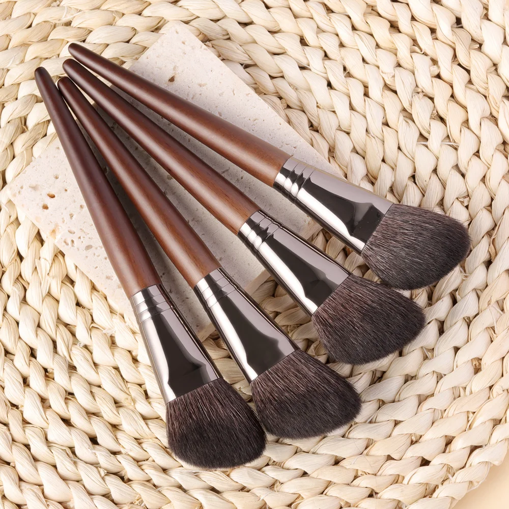 OVW 1Pcs Oblique Head Blush Makeup Brush Face Cheek Contour Cosmetic Powder Foundation Blush Brush Angled Makeup Brush Tools