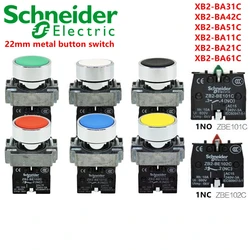 Schneider XB2-BA metal button switch XB2-BA31C XB2-BA42C XB2-BA51C XB2-BA11C XB2-BA21C XB2-BA61C 22mm Φ new original