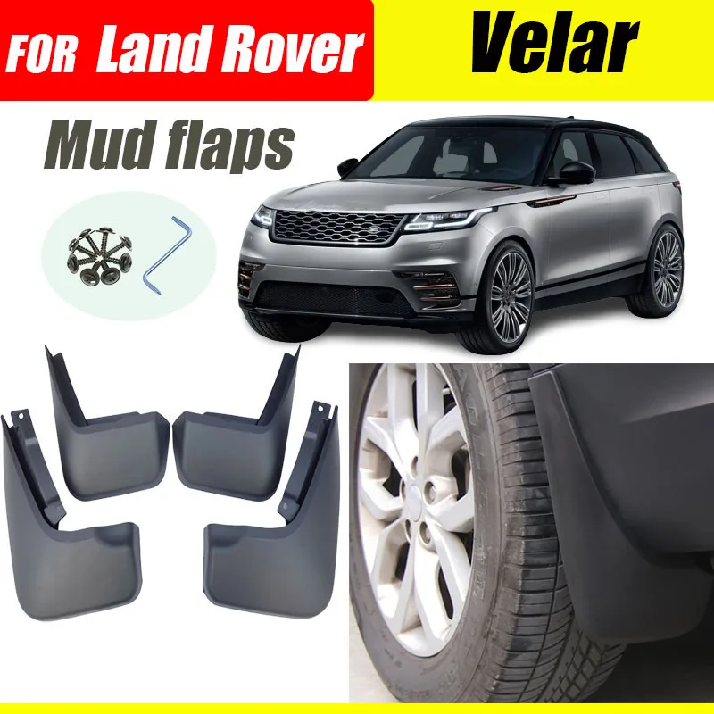 Mud flaps for Land Rover Velar Mudguards Mud flap splash Guard Velar fenders car accessories auto styline Front Rear 4 pcs