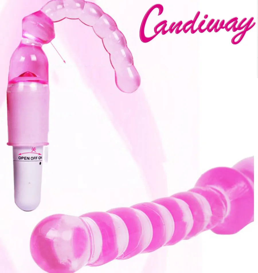 جهاز إستمناء ببطارية 1AA هزاز بخرز سحب منخفض الضوضاء يعمل على تحفيز G-spot ألعاب جنسية للبالغين للنساء