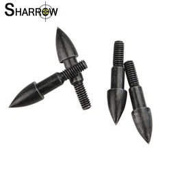12pcs 75 Grains Target Points Archery Arrowhead Broadheads Steel Arrow Heads Bow and Arrow Shooting Hunting Accessories
