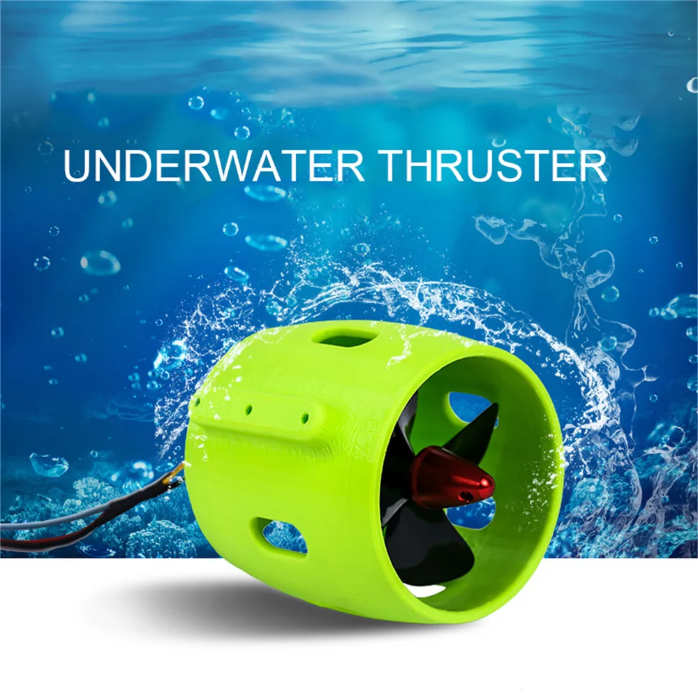 12V-24V 20A Underwater Thruster CW CCW Motor 4 Blades Propeller Propulsion 30-200W Motor for ROV RC Bait Tug Boat Parts