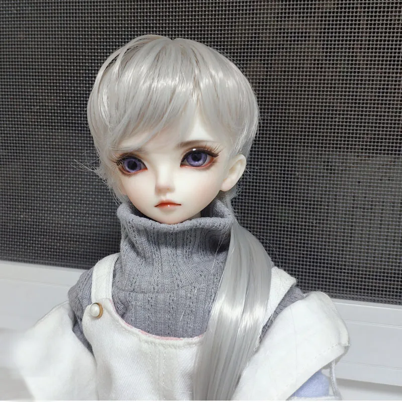 New Arrival 1/3 1/4 1/6 1/8 Bjd Sd Doll Wig Wire Long Straight High Temperature Super Hair