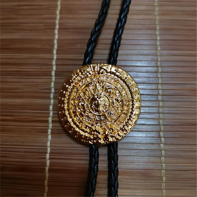New Mexico Aztec Mayan Solar Calendar bolo Tie bolo Tie