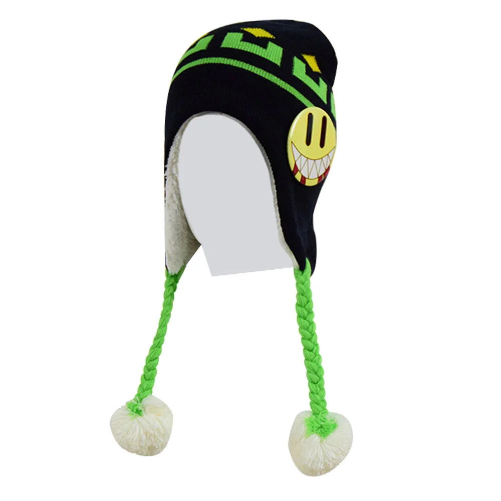 W magazynie Anime Cos DRAMAtical Murder Noiz Cosplay Hat Set DMMD DRAMAtical Murder Noiz Knitted Cap