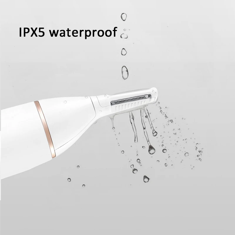 SOOCAS Nose Hair Trimmer Electric Nose Ear Hair Eyebrow Shaver for Men IPX7 Waterproof Cordless Painless Rechargeable Hair Razor