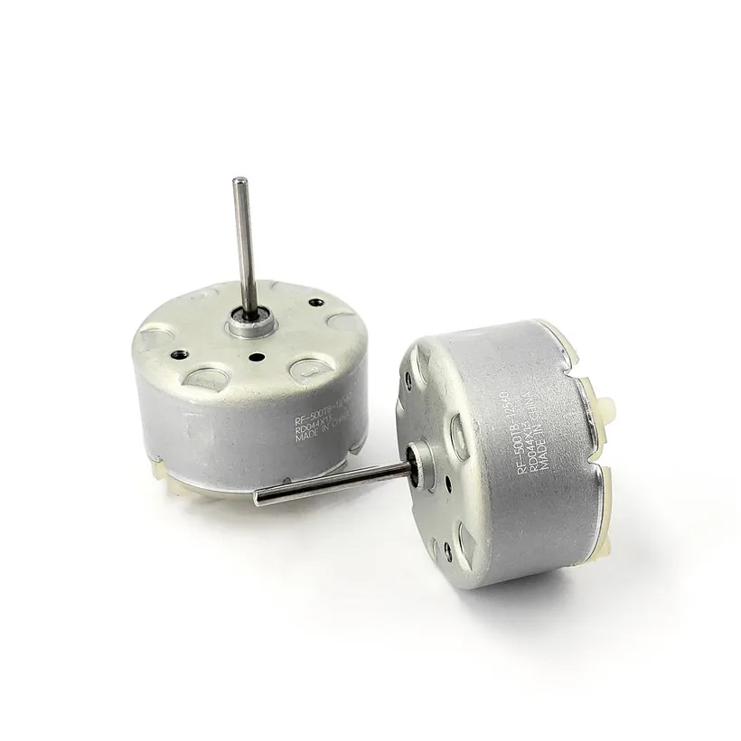 1PC Micro Mabuchi RF-500TB-12560 Electric Motor DC 12V 5500RPM  20mm Long Shaft Spindle Engine for Humidifier/ Alarm/ Bell Light