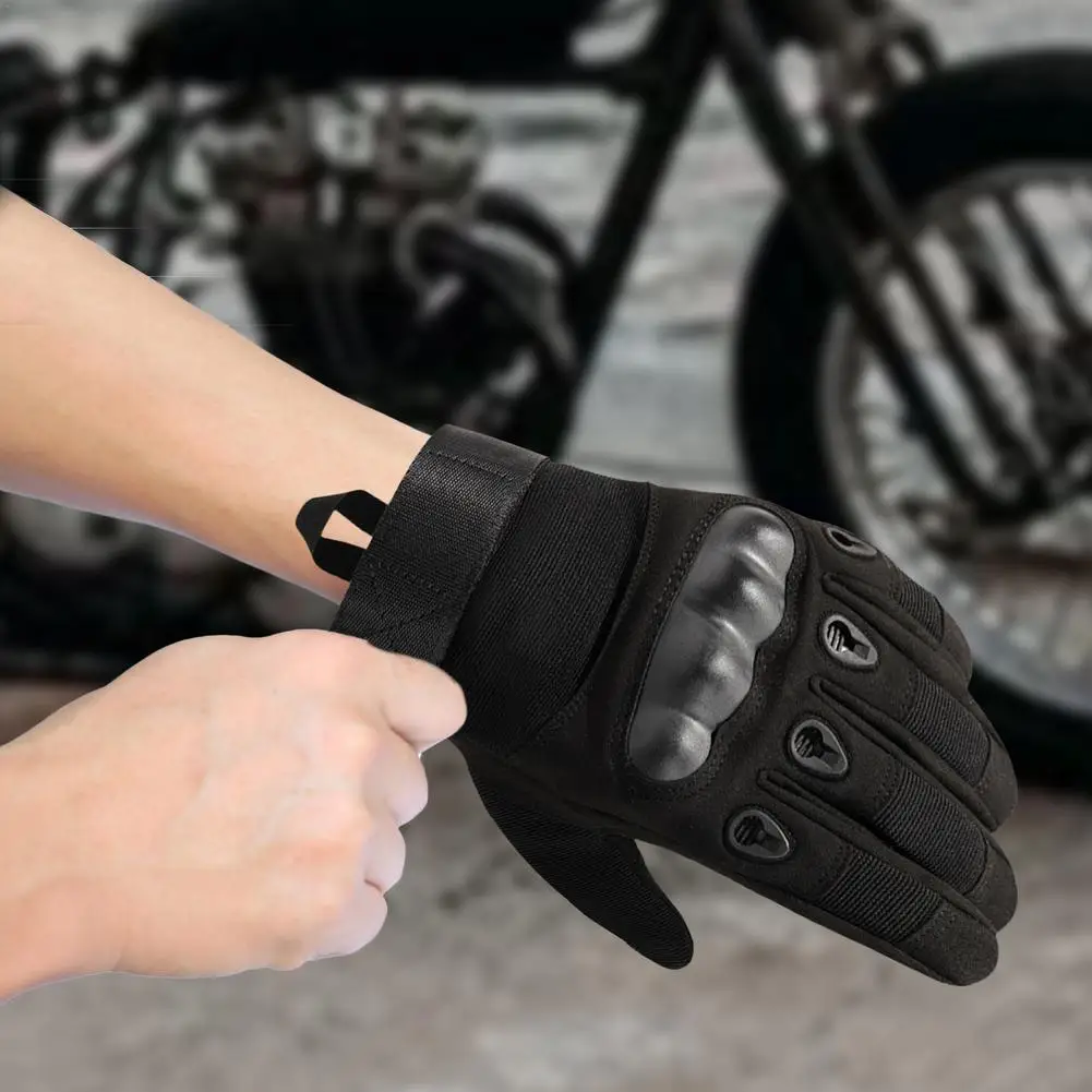 Motorcycle Gloves Men's Racing Gloves Breathable Full Finger Driving Gloves EVA Hard Shell Protective Gloves ​For Racing Cycli