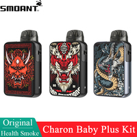 Original Smoant Charon Baby Plus Kit 1000mAh battery 3.5ml Cartridge Pod Fit Santi S1 S2 S3 Coil For MTL DL RDL Vape Vaporizer