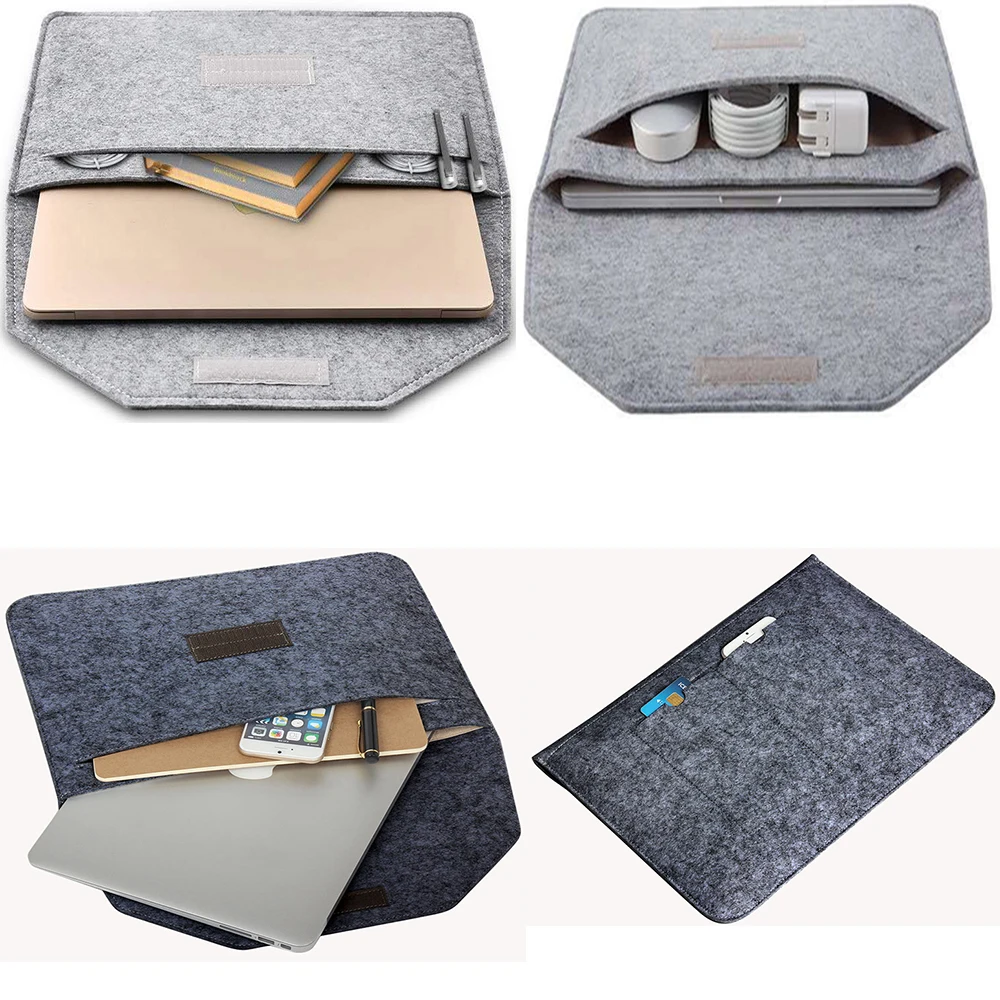 New Felt Cloth Laptop Bag Sleeve 11 12 13 13.3 14 15 15.4 15.6 16 inch for HuaWei MateBook Honor MagicBook  Notebook BAG