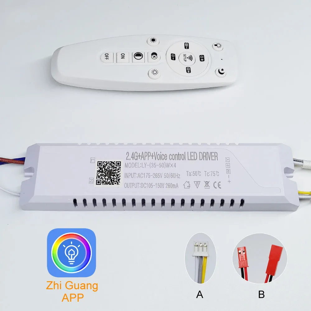 LED repair parts (35-50W)x4 (40-72W)x4 2.G Intelligent LED driver work with dual colors LED strips&bars in chandeliers etc.