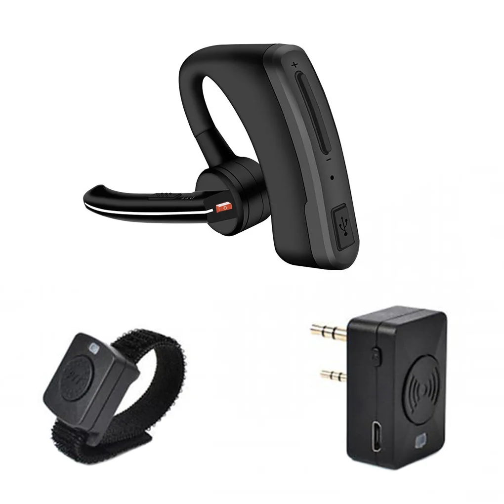 Walkie Talkie Headset PTT Wireless Bluetooth Earphone for Two way Radio K Port Wireless headphone for Baofeng UV 5R 82 8W 888s