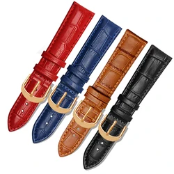 hot sell genuine leather watchband for brand wristband 12mm 14mm 15mm 16mm 17mm 18mm 19mm 20mm 22mm men women cow leather strap