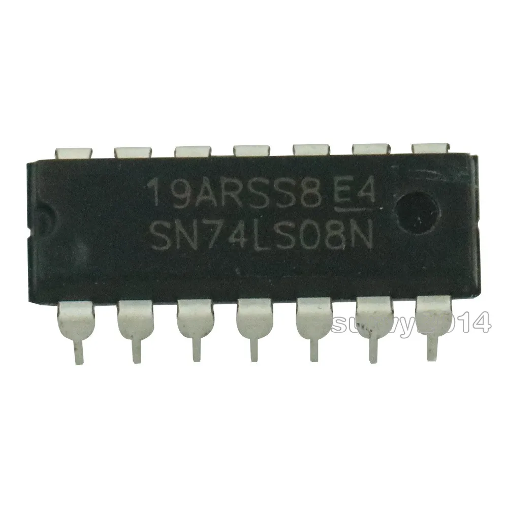 10ชิ้น/ล็อต SN74LS08N SN74LS08 74LS08N 74LS08 SN74LS08 HD74LS08P สี่2-INPUT POSITIVE-และประตู IC DIP-14