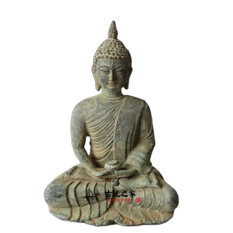 

China Old Bronze Collections From The Countryside Shakya Muni Buddha Statue