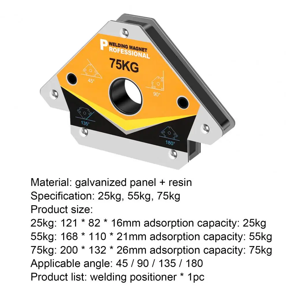 25/55/75LBS Magnetic Welding Corner Holder Positioner Soldering Locator for Welding Angles Magnetic Welding Magnet Holder