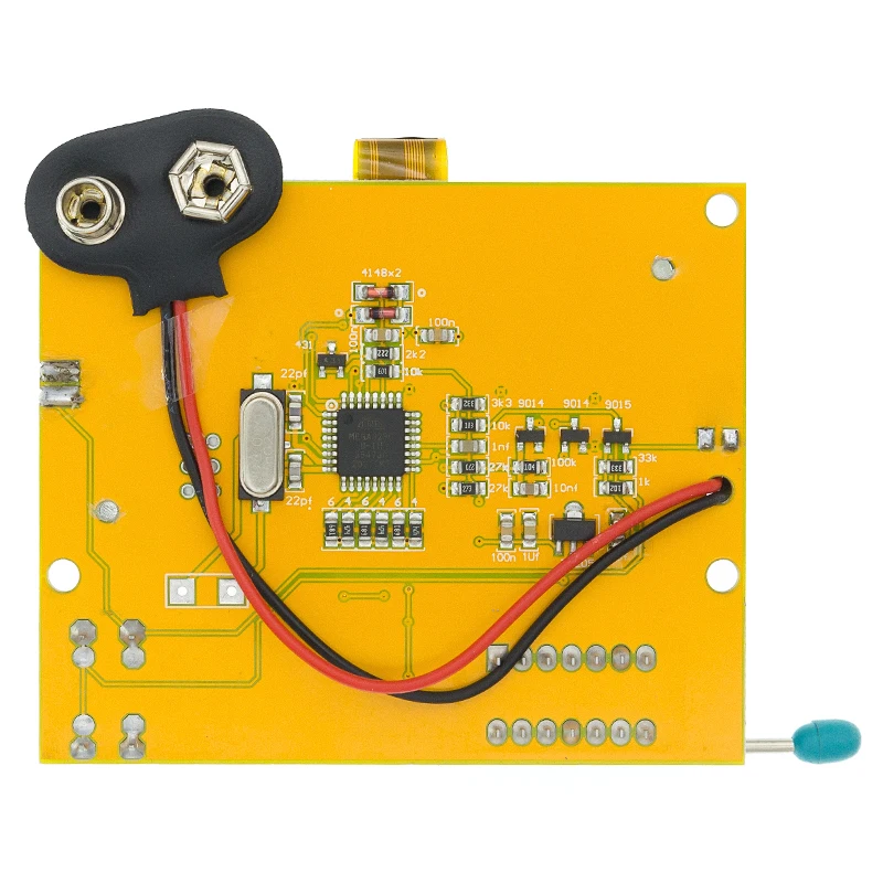 LCR-T4 12846 cyfrowy miernik Tester próbnik elektroniczny LCD ATMEGA328 dioda podświetlenia pojemność triody ESR MOS/PNP/NPN L/C/R B03