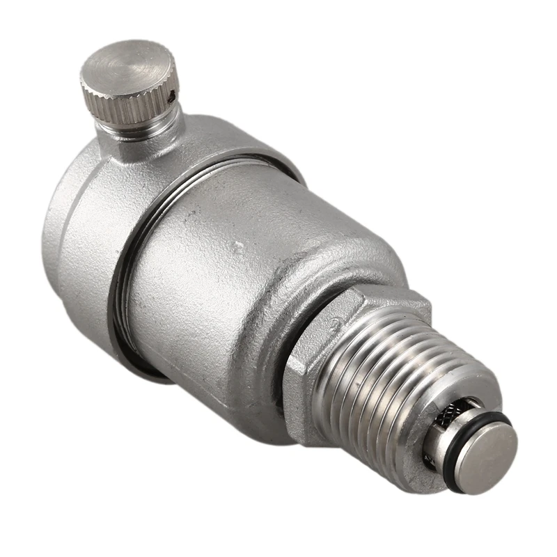 1/2 Inch Stainless Steel 304 Automatic Air Vent Valve for Solar Water Heater Pressure Relief Valve 10Bar