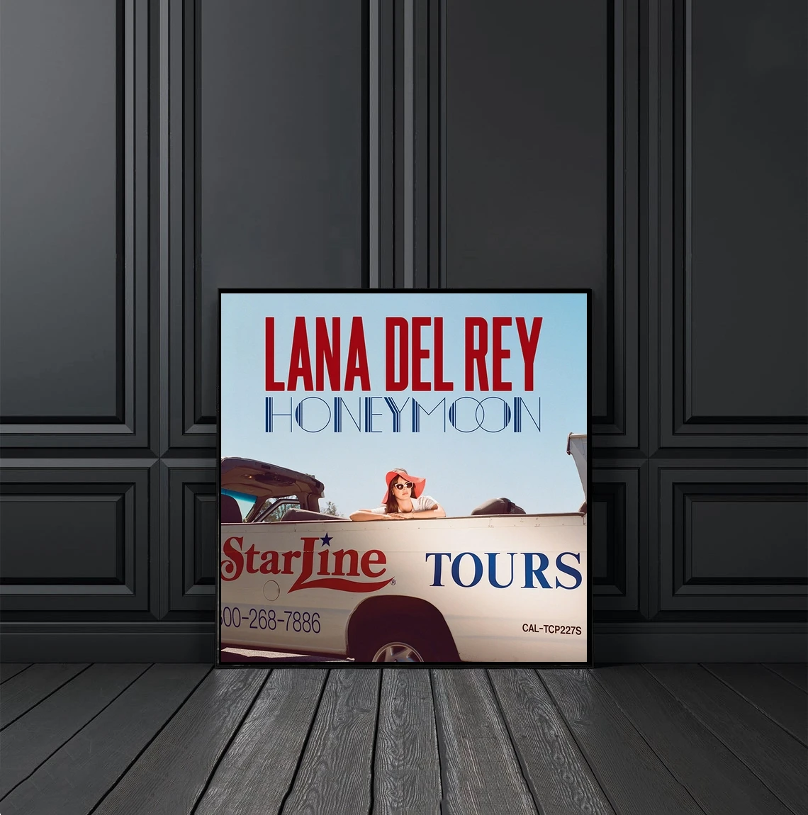 Lana Del Rey Honeymoon Music Album Canvas Poster Art Hip Hop Rapper Pop Music Star Home Wall Painting Decoration