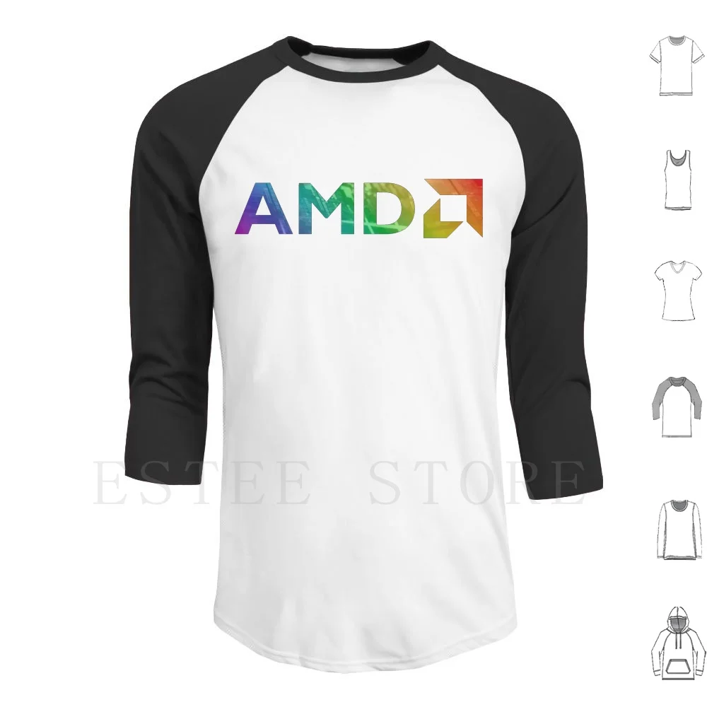 Sudadera con Capucha RGB AMD Over Silicon Wafer, Manga Larga, AMD Gaming PC Ryzen I7 Zen 3 3ra Gen 4ta Gen Lisa Su Pentium Silicon