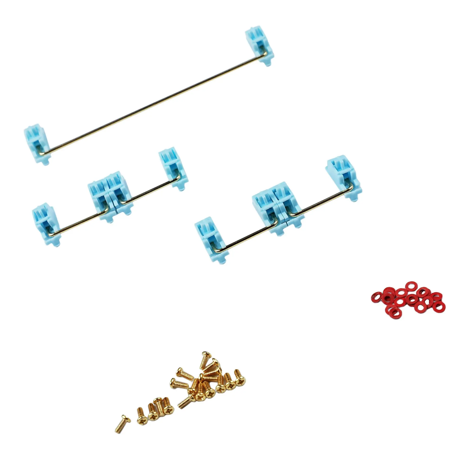 Gold Plated Screw In PCB Stabilizer | PCB Mounted Stabilizers | GH60 KBD75 YMD75 DZ60 GK61 Tofu60 BM60 PCB Mechanical Keyboard