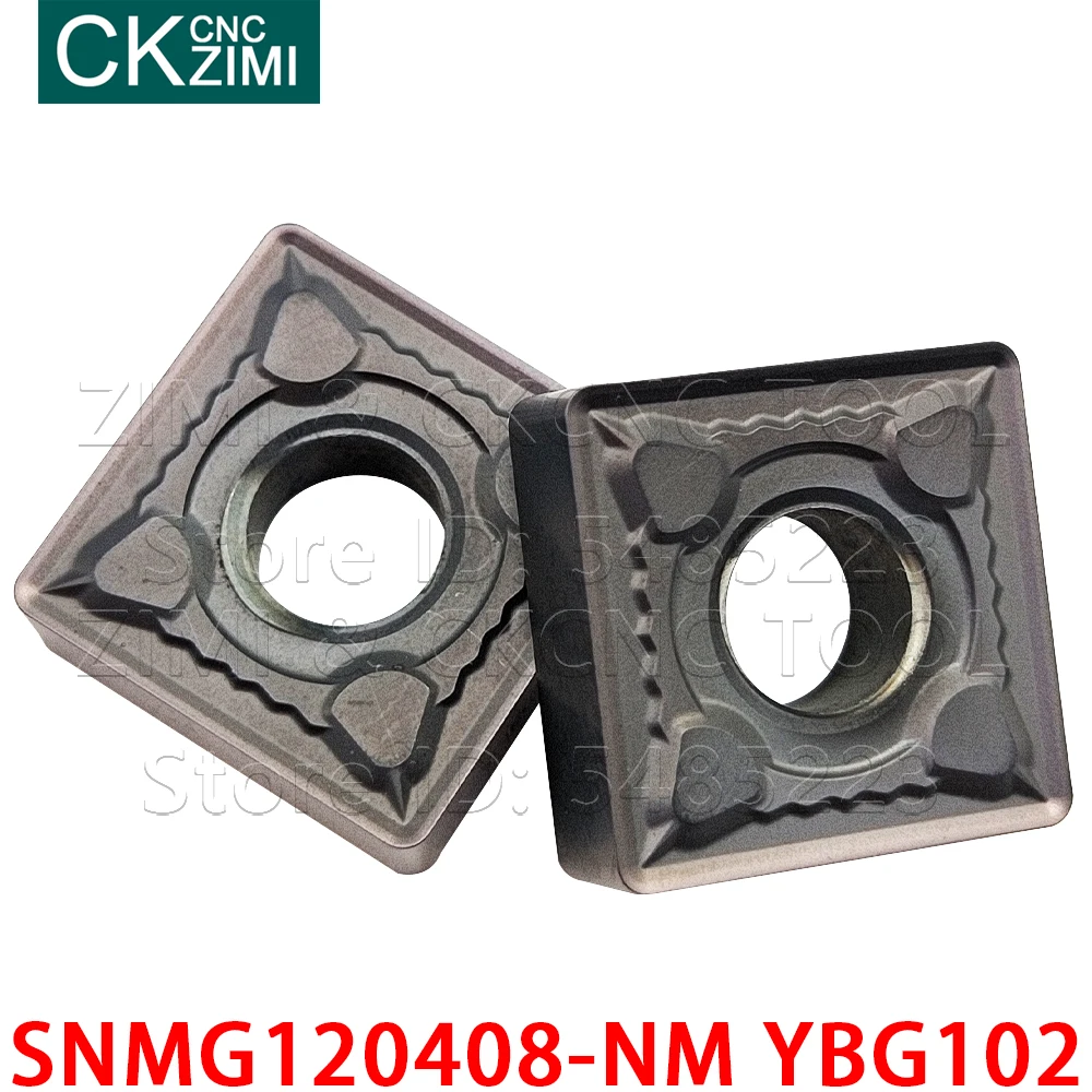 SNMG120408-NM YBG102 SNMG 120408 NM YBG102 wkładki z węglika CNC zewnętrzne narzędzia tokarskie CNC mechaniczna tokarka metalowa narzędzia do stali
