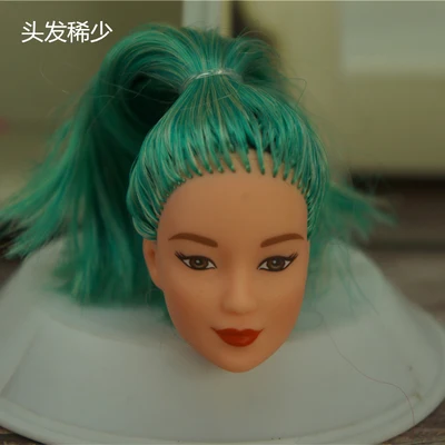 002 1/6 27cm doll head gift for girl collection toy with hair baby head make-up nuannuanmengwu dongcheng qibaoleyuan