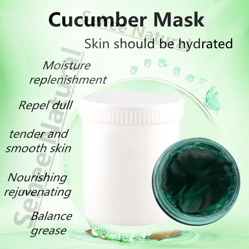 

1000g Cucumber Whitening Mask Gel Mask Replenishment Moisturizing Skin Repair Sensitive Skin Cooling