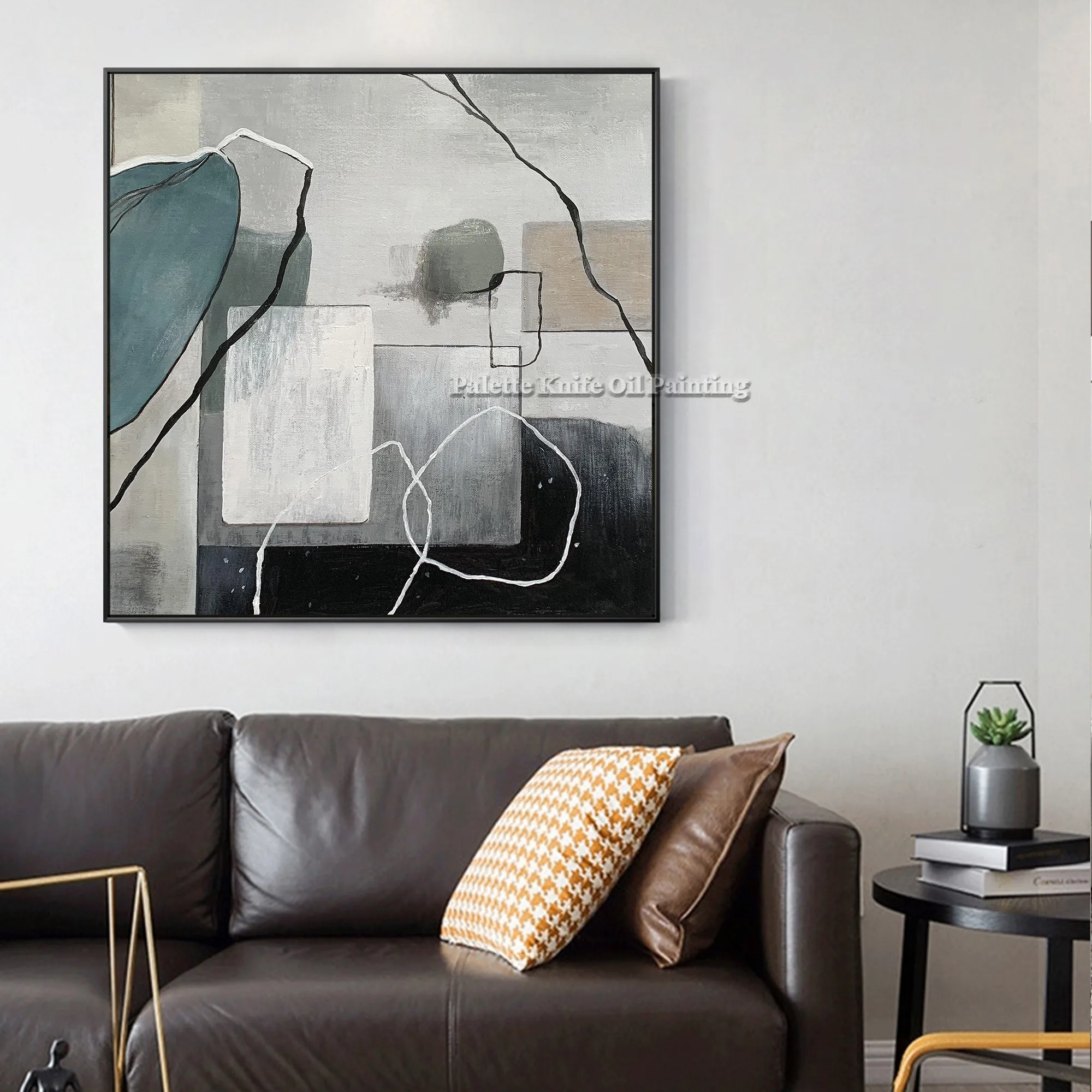 

Modern Abstract oil painting on canvas hand painted wall art print picture for living room home decoration