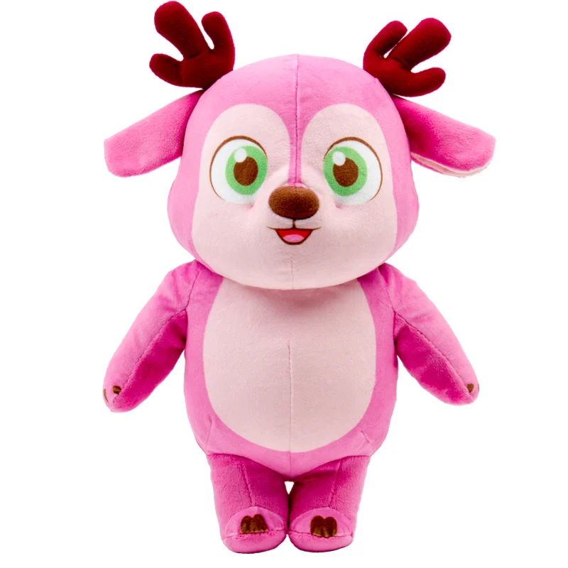 2021 New Cartoon Deer Squad Plush Toy Stuffed Animal Soft Super Dear Dolls Baby Kids Sleeping Appease Doll Birthday Gift