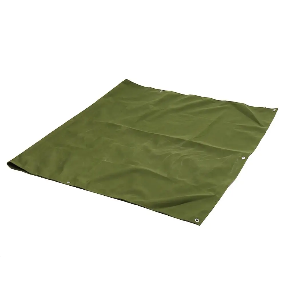 6x8FT Heavy Duty Car Cover Canvas Tarp Tarpaulin Waterproof Dustproof Outdoor Cover