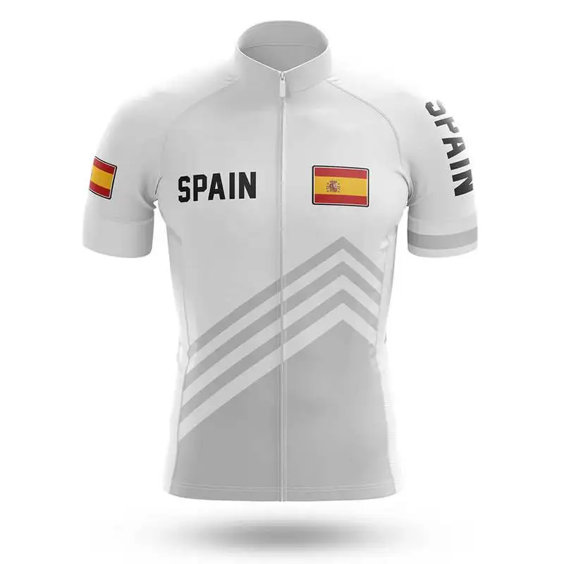 New Spain cycling jersey short sleeve men Breathable bike jersey wear summer quick dry jersey completo ciclismo estivo 2023