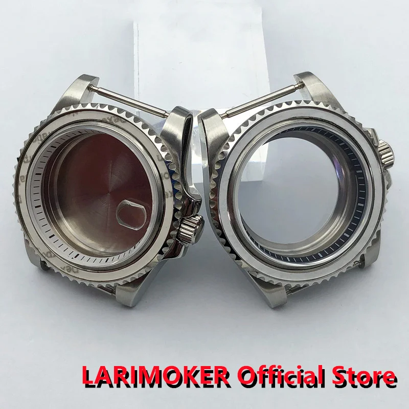 LARIMOKER 40mm Silver Case Sapphire Glass Black Blue White Green Chapter Ring NH35 NH36 ETA2824 Seagull ST2130 PT5000 Movement