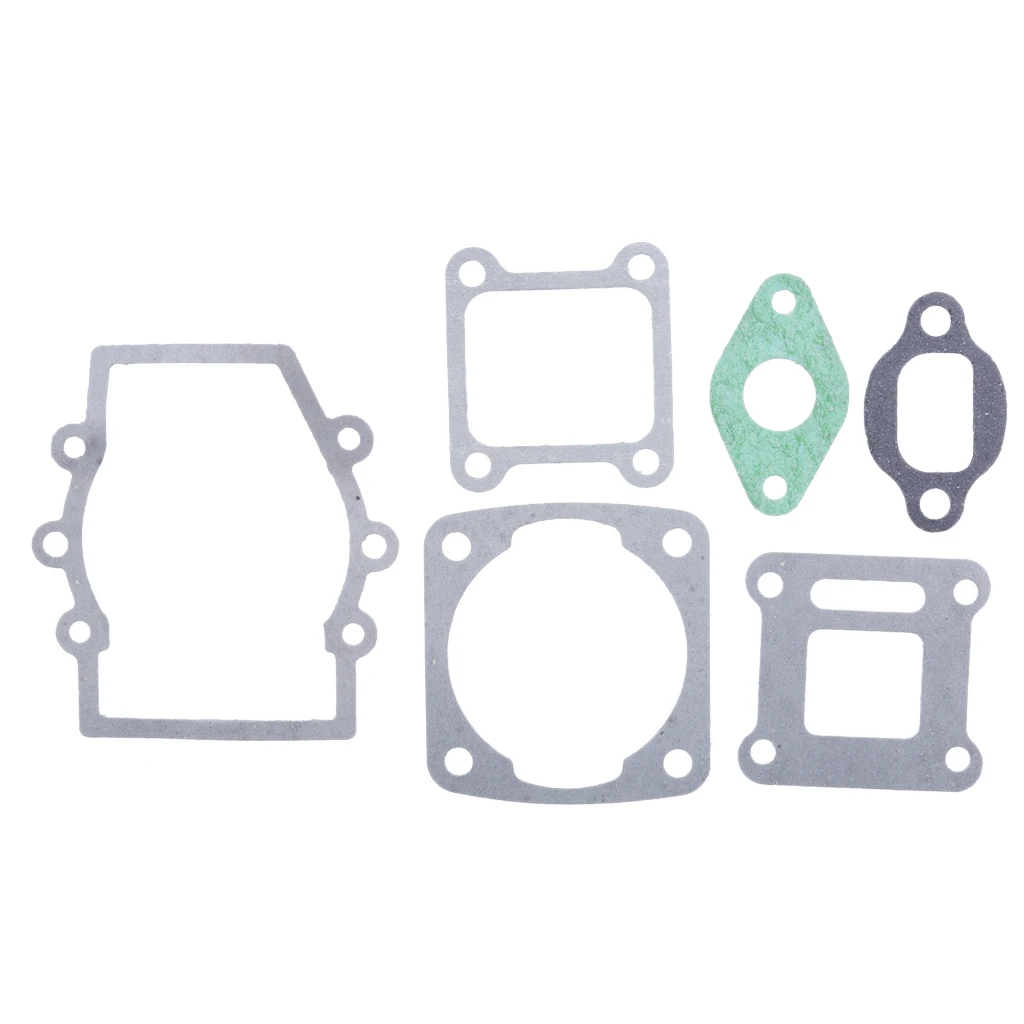 44.6mm Motorcycle Engine Gasket Head & Base Gasket Set For 2 Stroke 43/47/49CC PIT Pocket ATV Quad Dirt Bike ATV Accessories