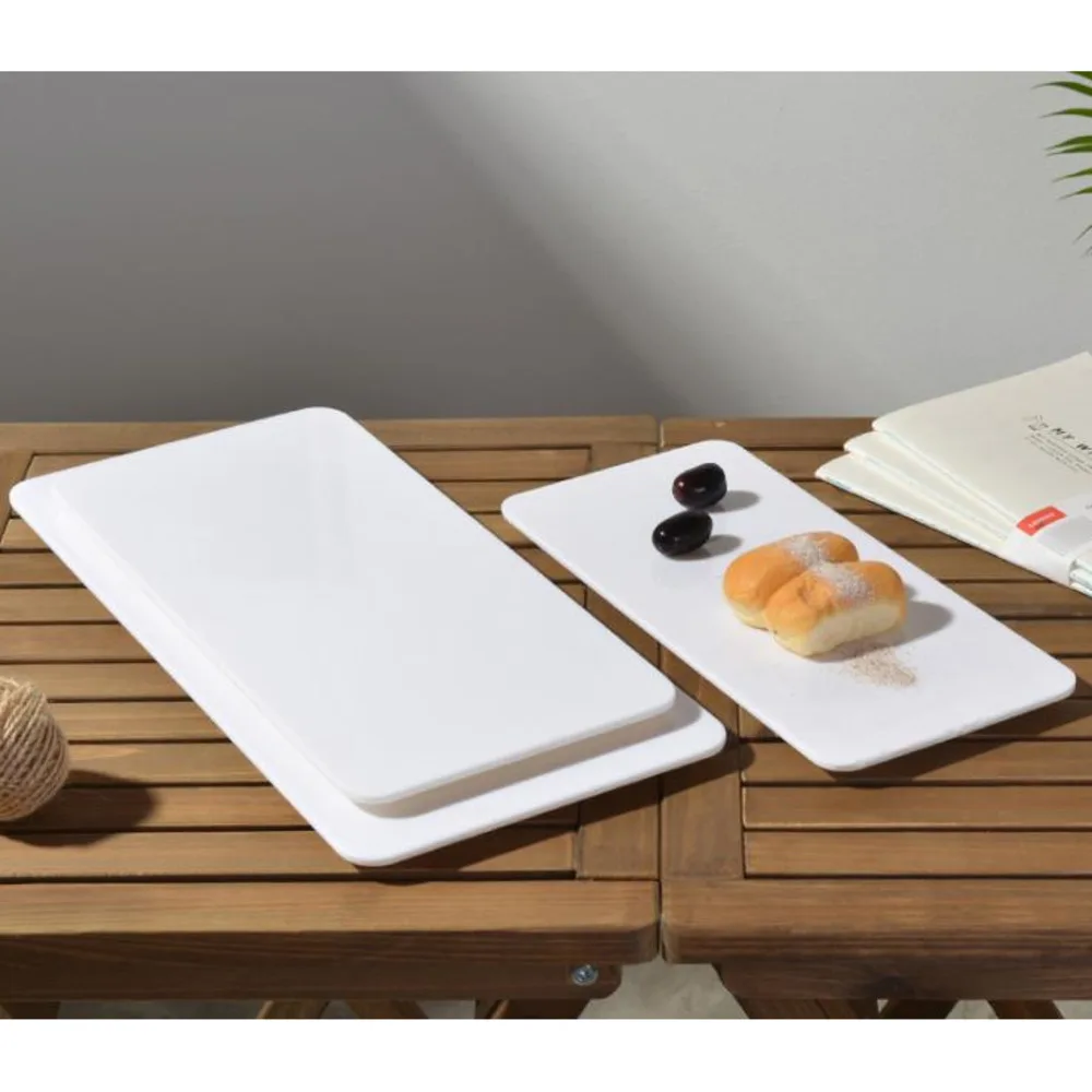 Restaurant Melamine Large Sushi Cake Fish Dish Plate Dinner Plate Sashimi Gimbap Rectangle Flat Tray